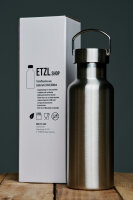 Edelstahl Trinkflasche doppelwandig (ohne Gravur)