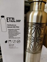 Edelstahl Trinkflasche doppelwandig (mit Bild-Gravur) 750 ml
