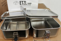 Lunch Box Edelstahl div. Varianten (ohne Gravur)